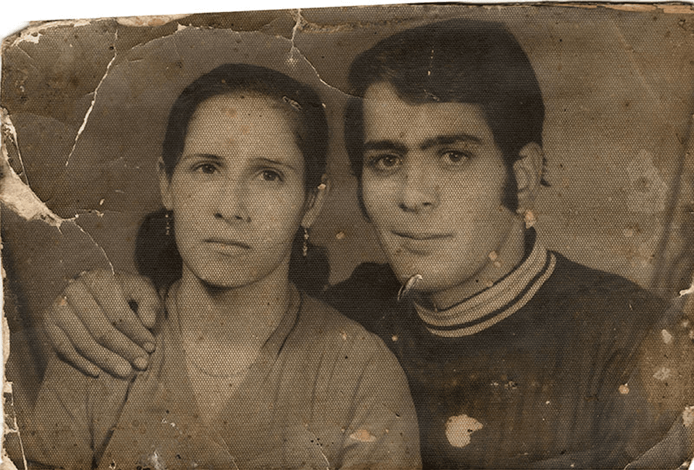 Old photo 4 before AI restoration