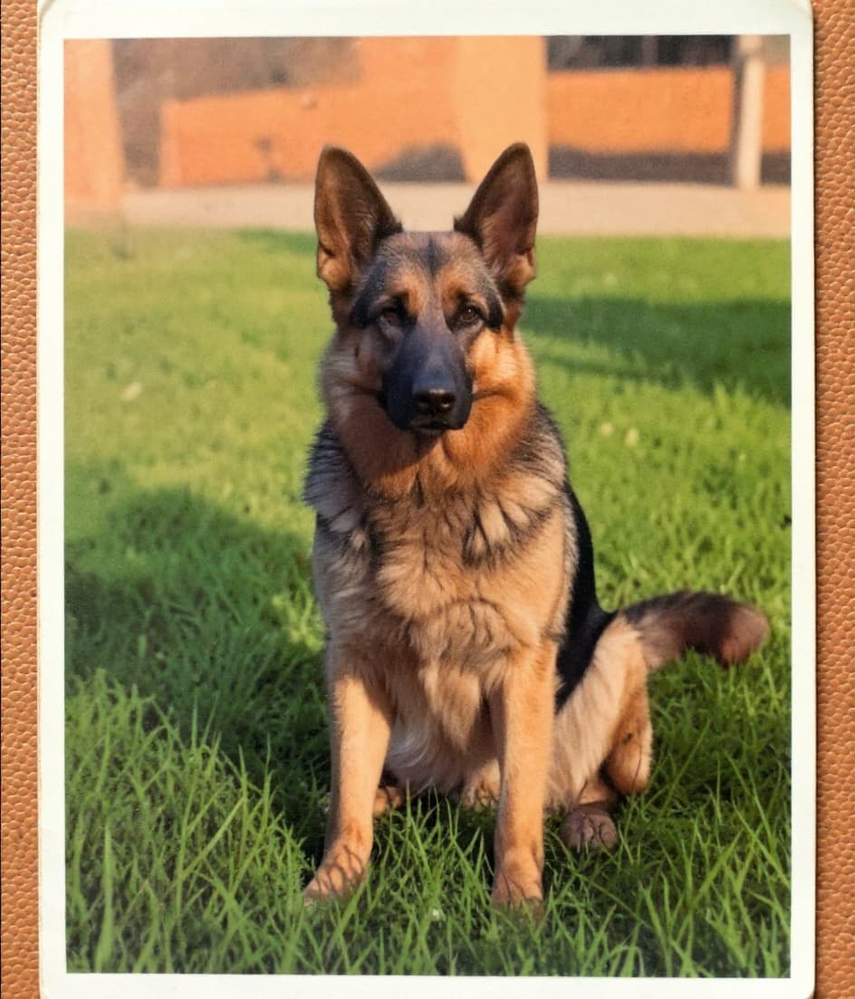 Pet photo after AI restoration